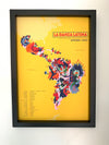 Mapa ilustrado "Danza Latina"